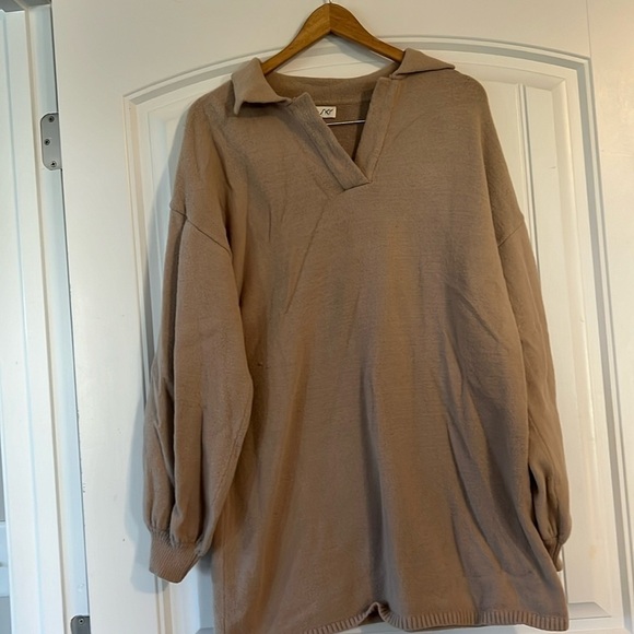 She + Sky Oversized Sweater Large - Picture 1 of 4